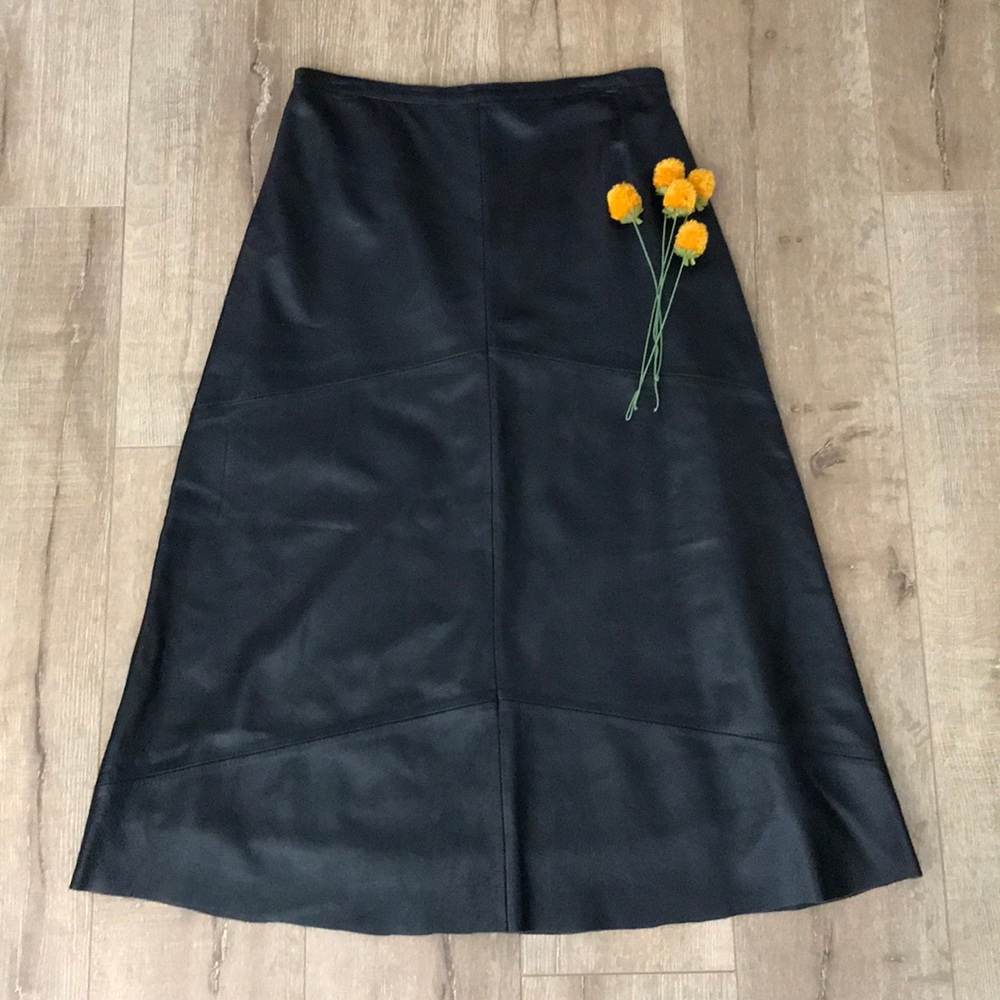 Vintage Yvonne Marie Lambskin Skirt